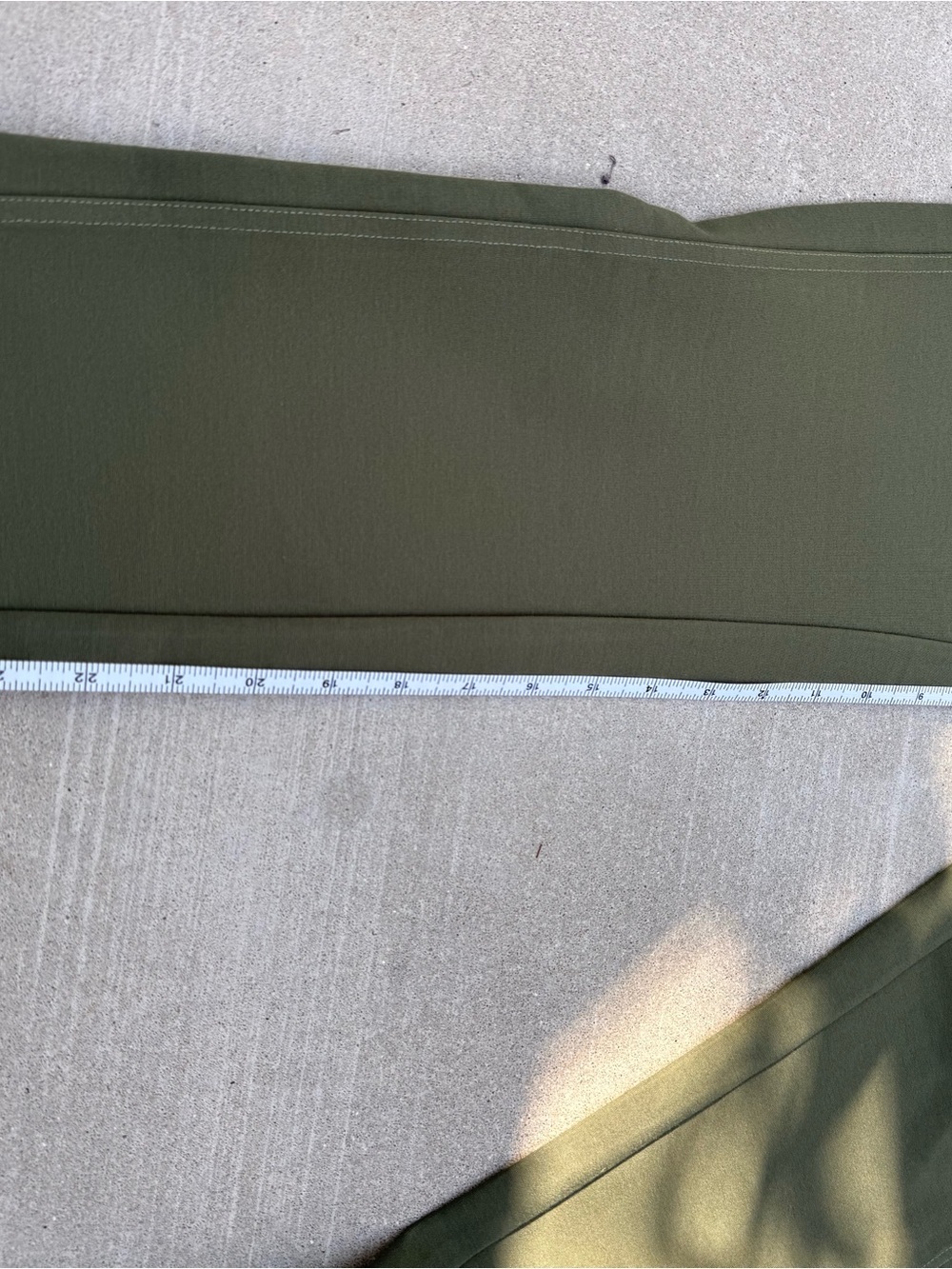 Express Women's Ponte Pant High-Waist Olive Green - Picture 8 of 10
